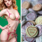 Keep it sweet with Loveheart Lace lingerie